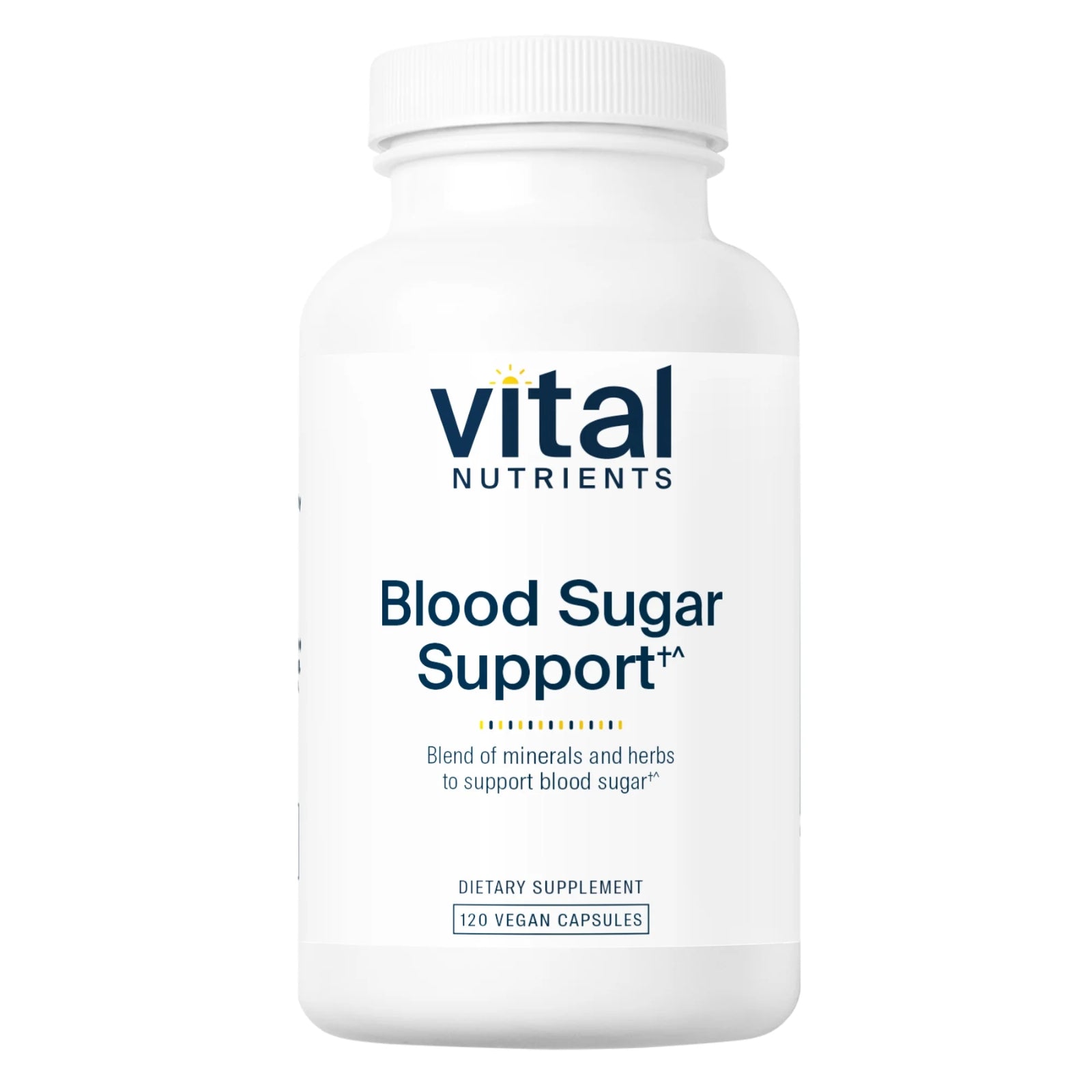 Vital Nutrients, Blood Sugar Support, 60 Vegan Capsules - HiLife Vitamins